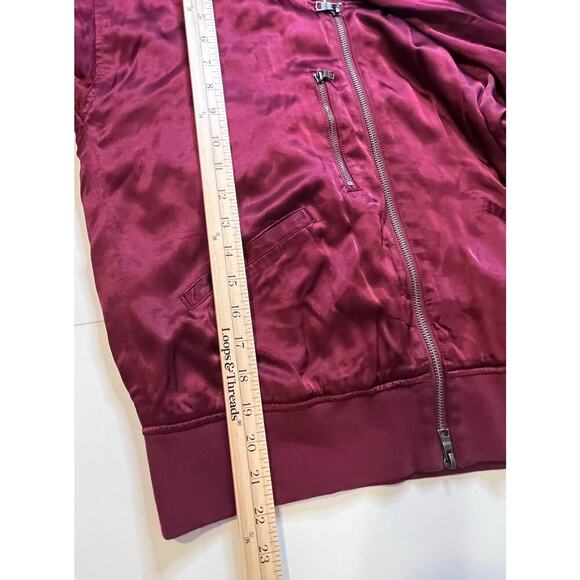 EUC Evereve Satin Gemma Bomber Jacket - Picture 8 of 10